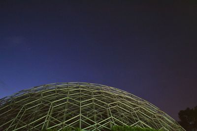 Low angle view of dome against clear sky