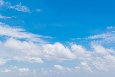 Low angle view of clouds in sky