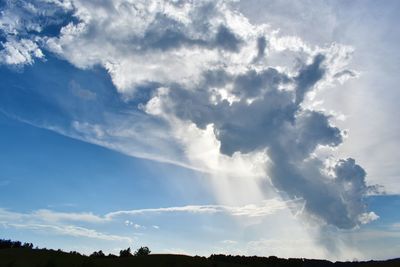 Low angle view of clouds in sky