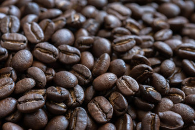 Full frame shot of coffee beans