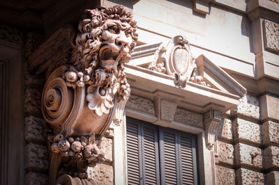 Low angle view of statue