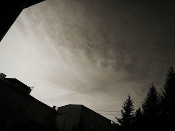 Low angle view of building against sky