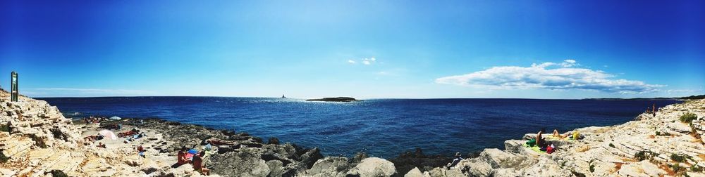 Scenic view of beach