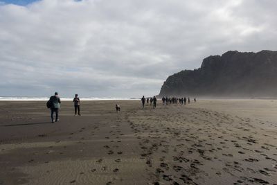 Group of people on beach