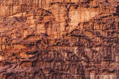 Full frame shot of rock formation