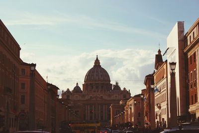 St peters basilica against sky