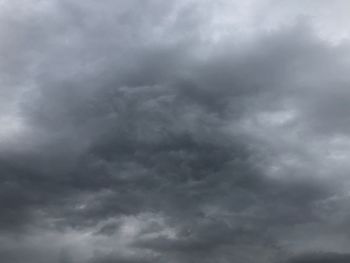 Low angle view of storm clouds in sky