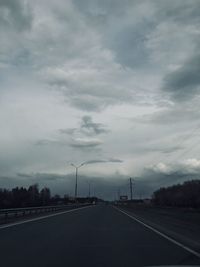 Highway against sky