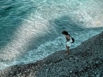 Woman on beach