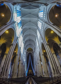 Low angle view of ceiling