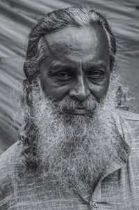 Close-up portrait of mature man