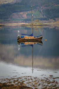 Boats in sea