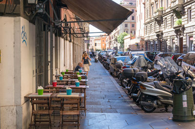 Street amidst buildings in city