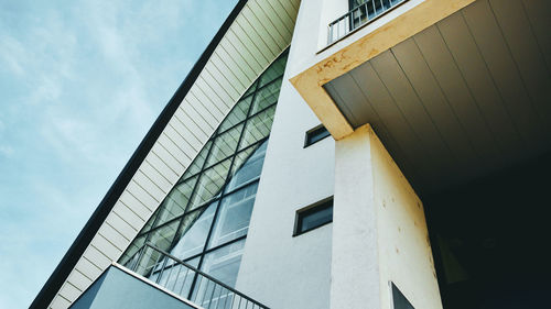 Low angle view of building against sky