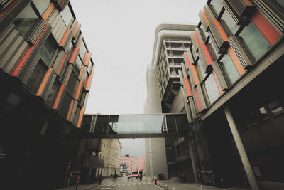 Low angle view of buildings against sky