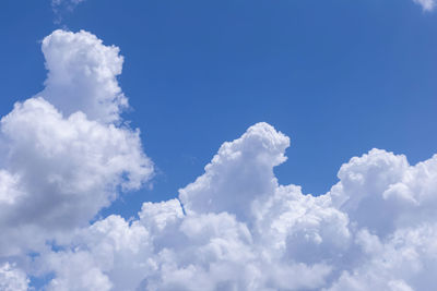 Low angle view of clouds in sky