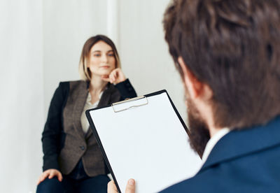 Businesswoman using digital tablet