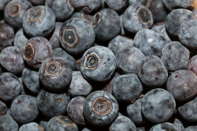 Full frame shot of blueberries