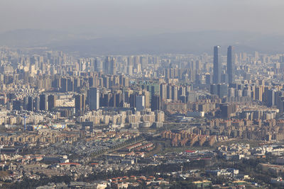 Aerial view of a city