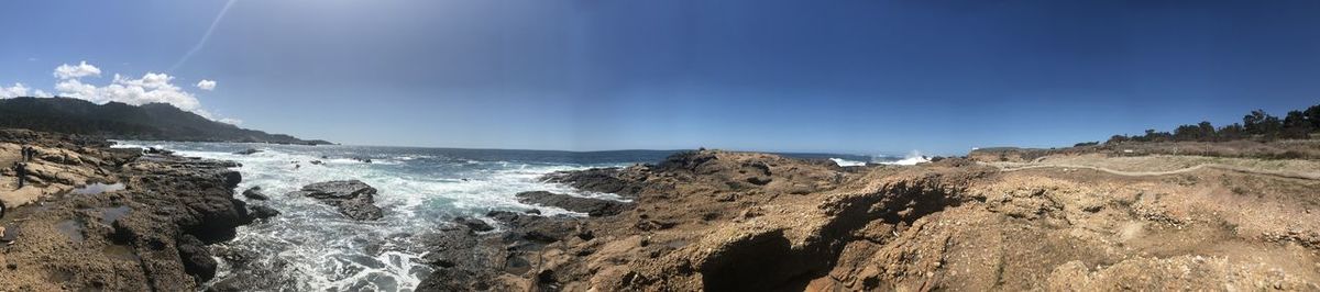 Panoramic view of sea against sky