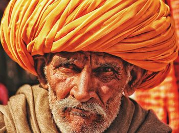 Close-up portrait of a man