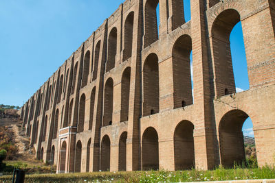 Low angle view of historical building