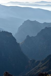 Scenic view of mountains