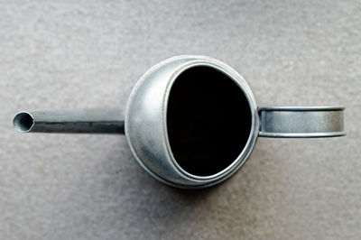 Close-up of coffee cup on table
