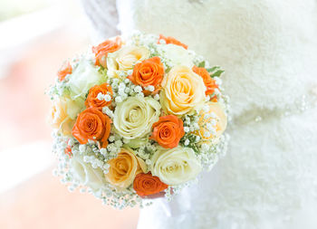 Close-up of rose bouquet