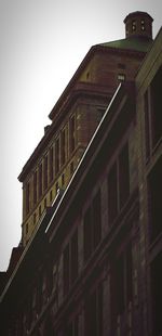 Low angle view of building against clear sky