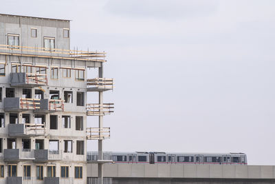 Low angle view of building against sky