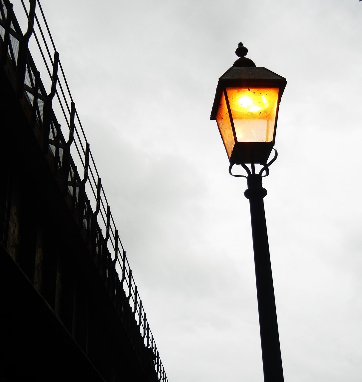 LOW ANGLE VIEW OF STREET LIGHT AGAINST SKY