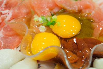 Full frame shot of chopped fruits in bowl