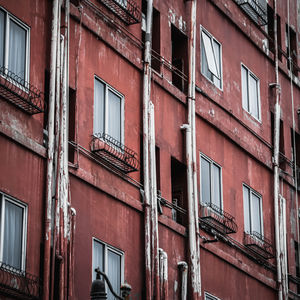 Low angle view of residential building