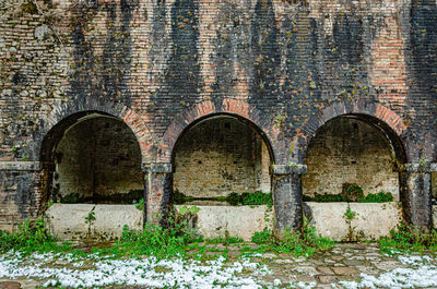 View of abandoned building