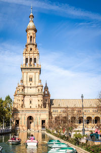 View of church in city