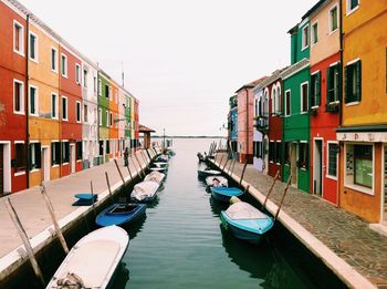 Boats in canal