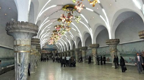 Corridor of building