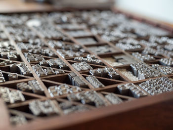 Close-up of chocolate on table