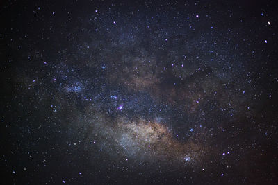 Low angle view of stars in sky