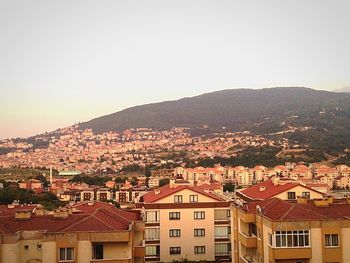 Townscape with buildings in background