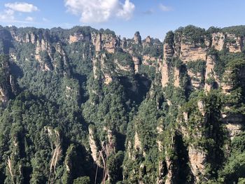 Panoramic view of landscape against sky