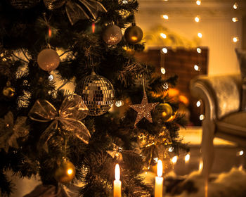 Illuminated christmas tree