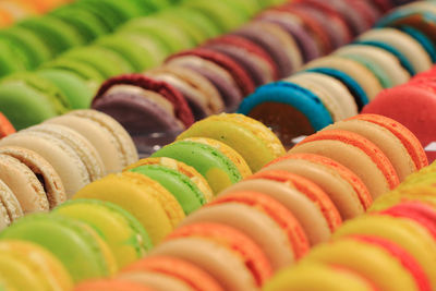 Close-up of multi colored candies