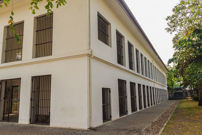 Low angle view of building against sky