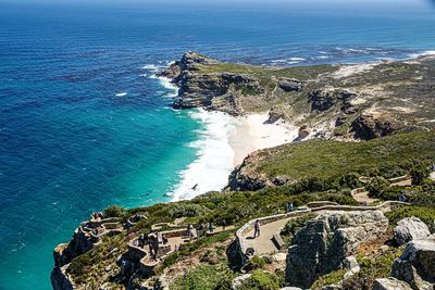 Scenic view from table mountain