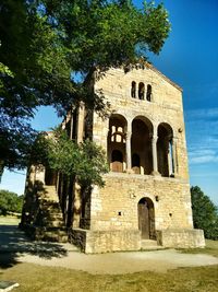 Low angle view of old building