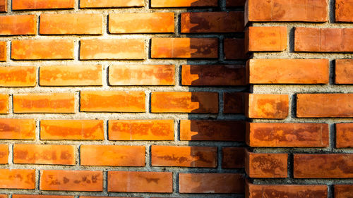 Full frame shot of brick wall