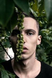 Portrait of young woman