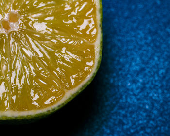 High angle view of fruit on table